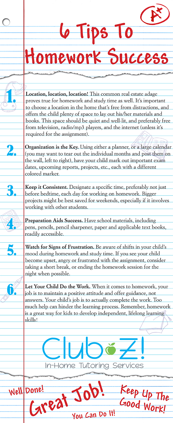6 Tips for Homework Help